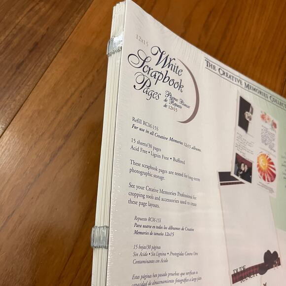 Creative Memories Scrapbook Pages 15 x 12 Refill RCM-15S 30 Pages Old Style NWT - Picture 3 of 5